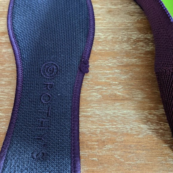 Rothy's size 10 Blackberry Captoe flats - Picture 5 of 5